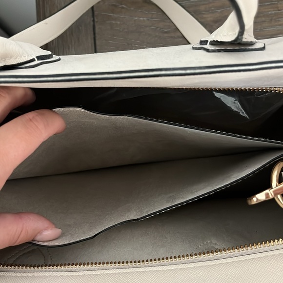 H&M Elegant Cream Handbag tote - Picture 5 of 6